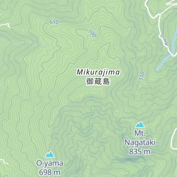 Map of Mt. Oyama
