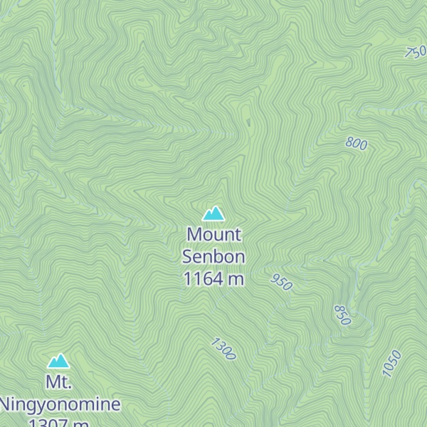 Map of Mount Senbon