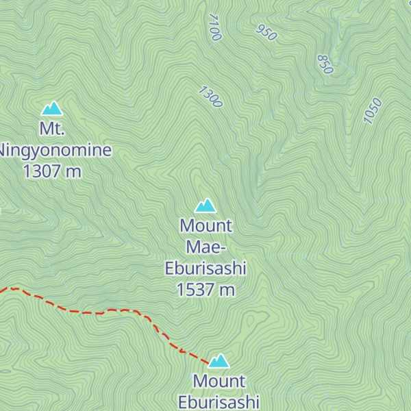 Map of Mount Mae-Eburisashi