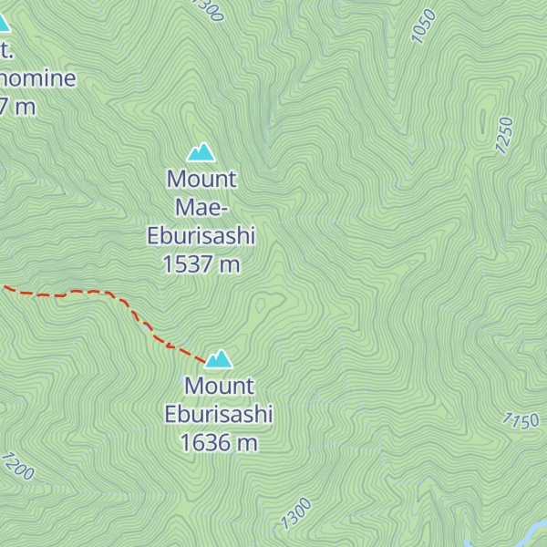 Map of Eburisashi Dake