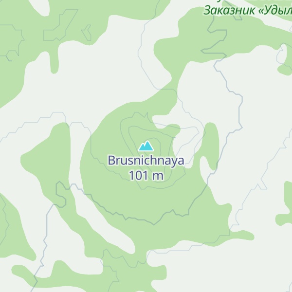 Map of Brusnichnaya