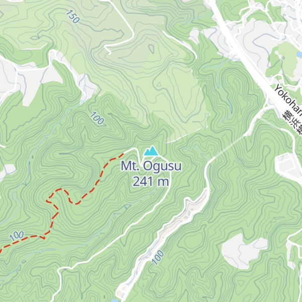 Map of Mt. Ogusu