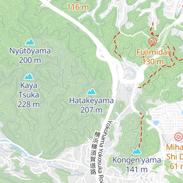 Map of Hatakeyama
