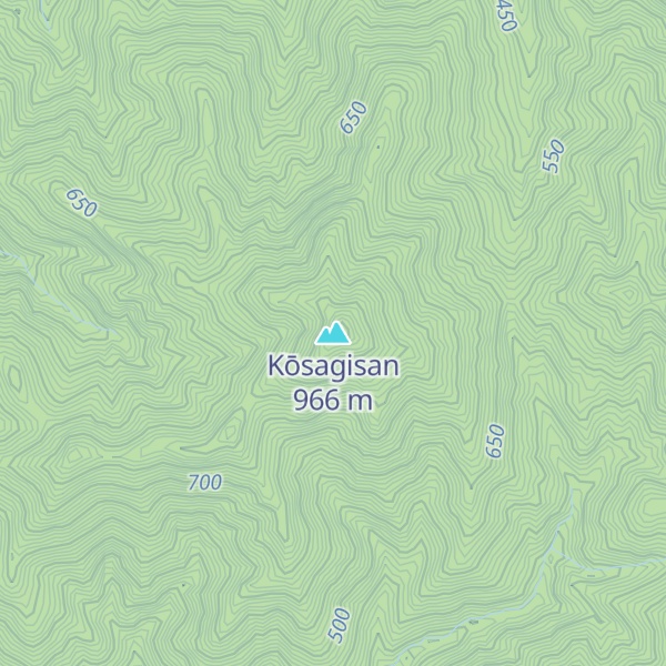 Map of Kōsagisan