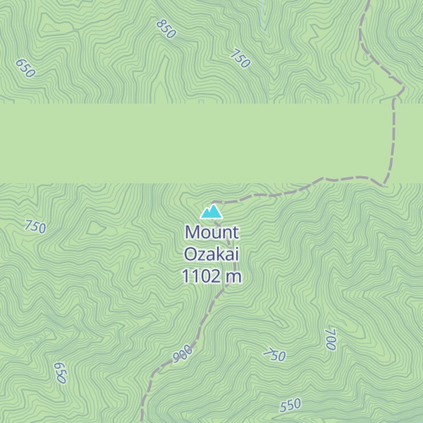 Map of Mount Ozakai