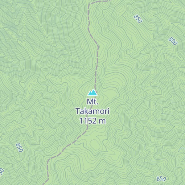 Map of Mt. Takamori