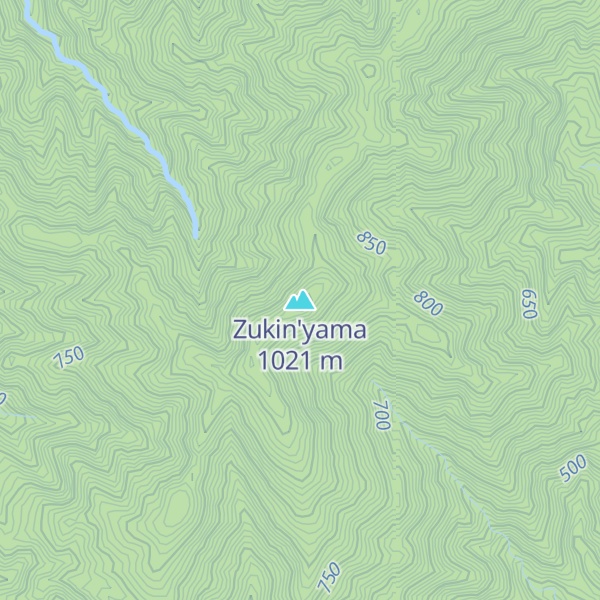 Map of Zukin'yama