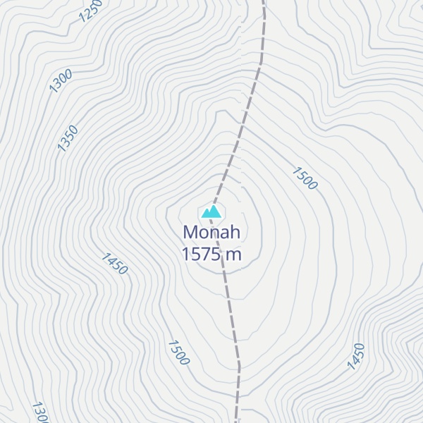 Map of Monah