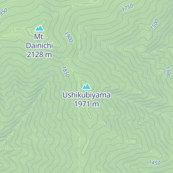Map of Ushikubiyama