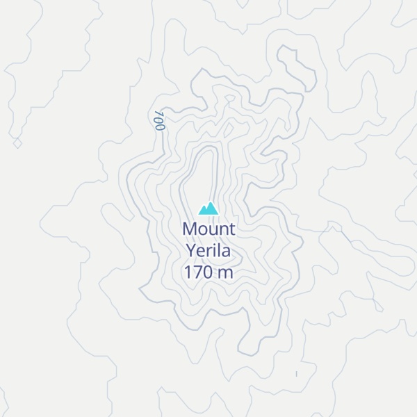 Map of Mount Yerila