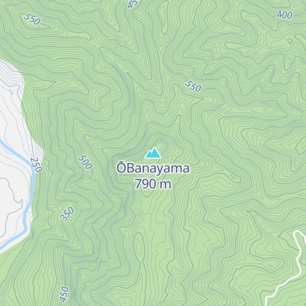 Map of ŌBanayama