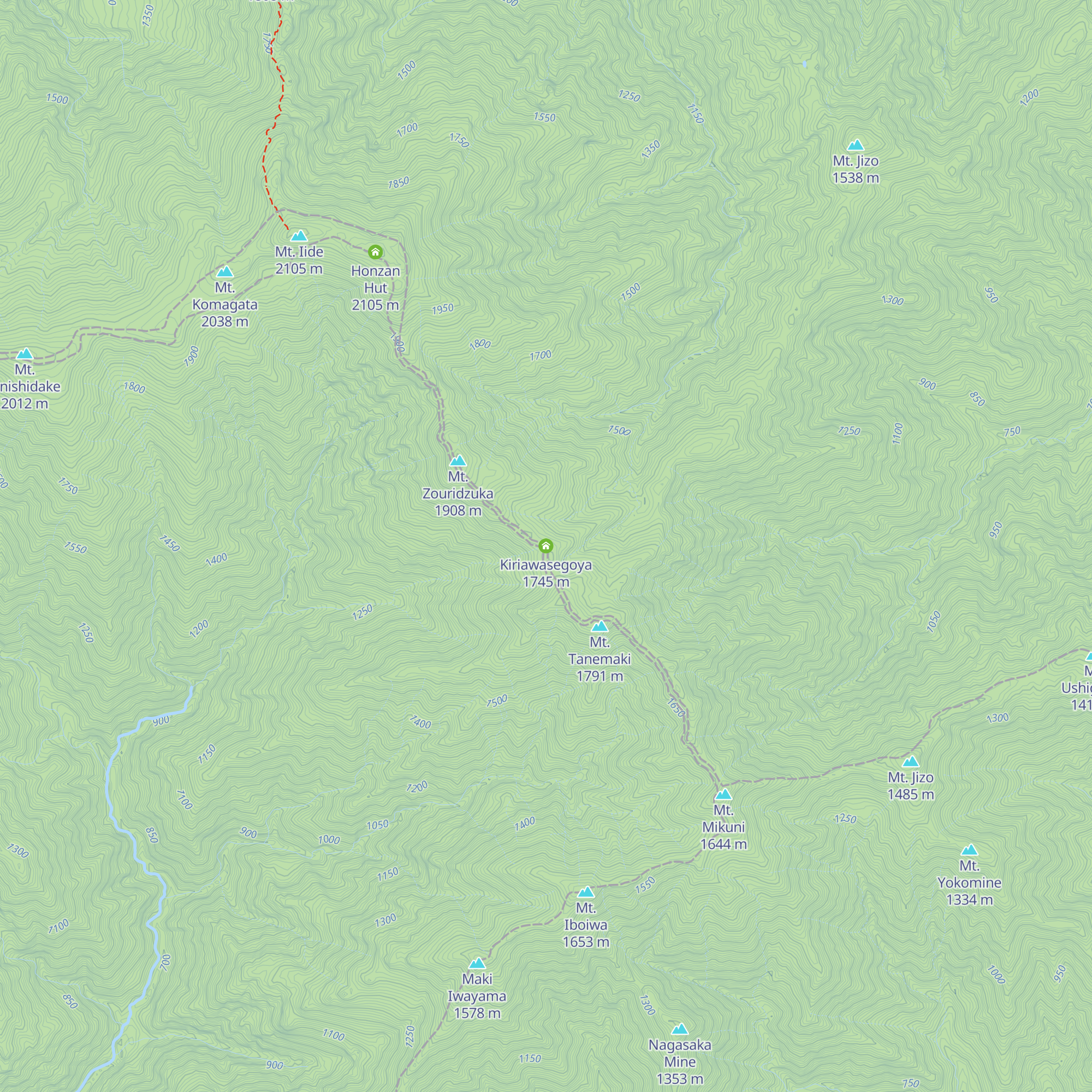 Kiriawasegoya map