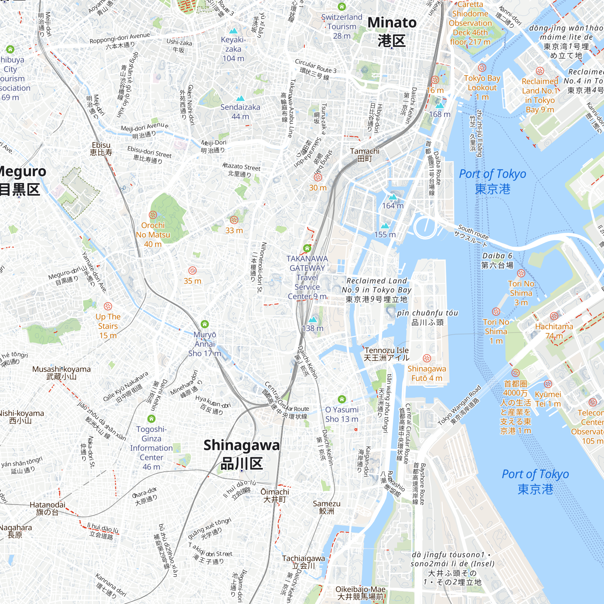 Japan Rail Pass JR East Pass Exchange Office map