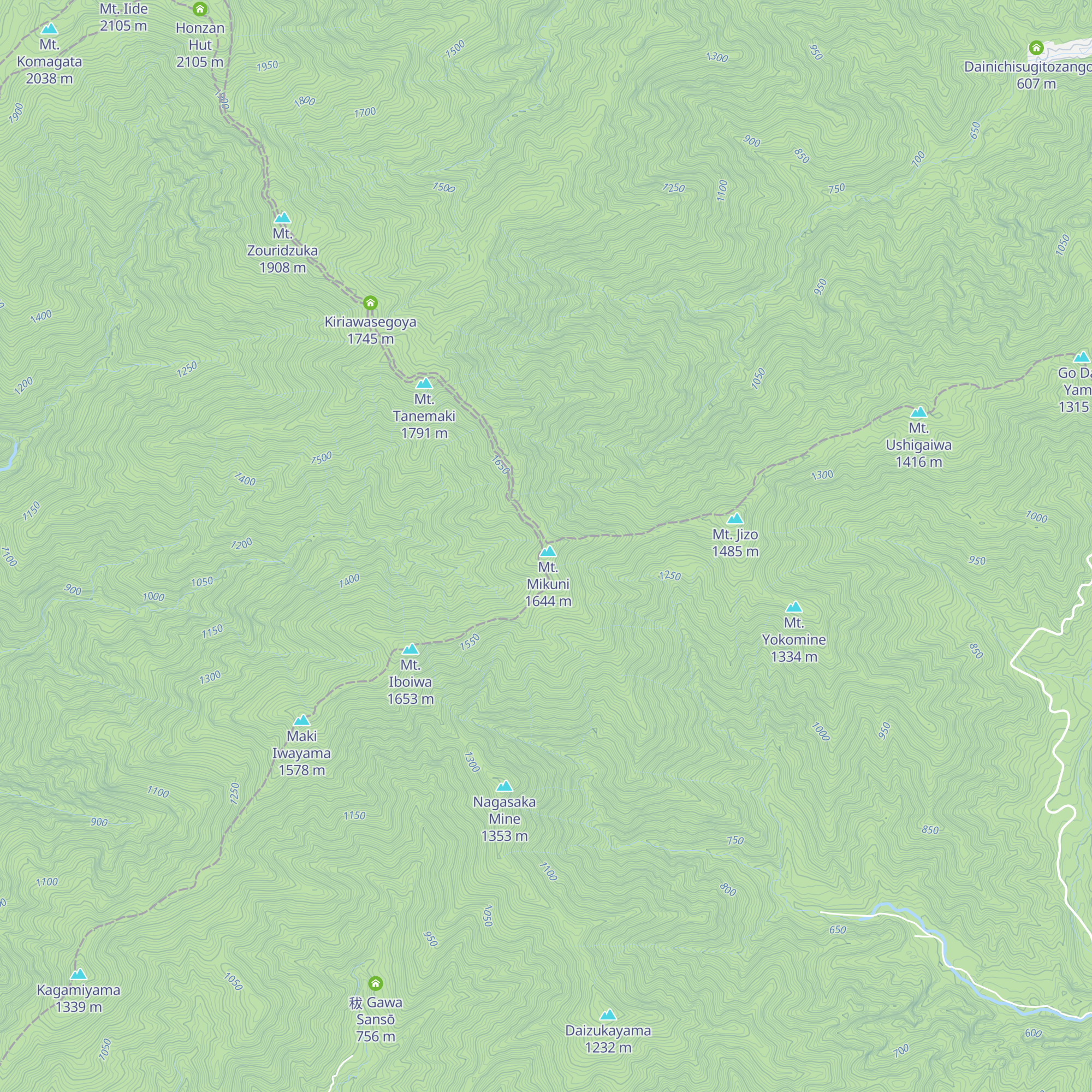 Mikunidakehinangoya map