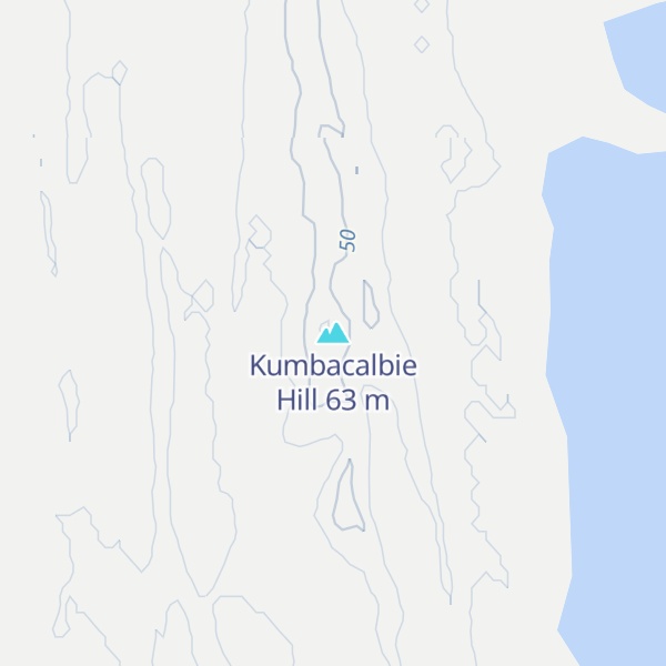 Map of Kumbacalbie Hill