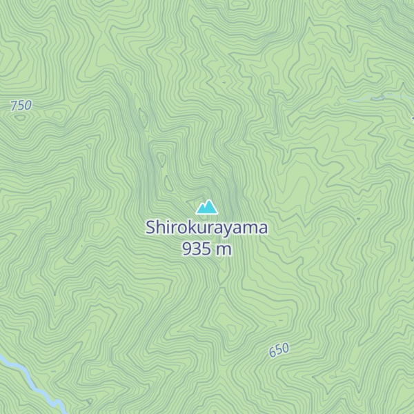 Map of Shirokurayama
