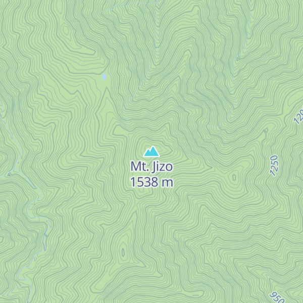 Map of Mt. Jizo