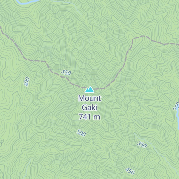 Map of Mount Gaki