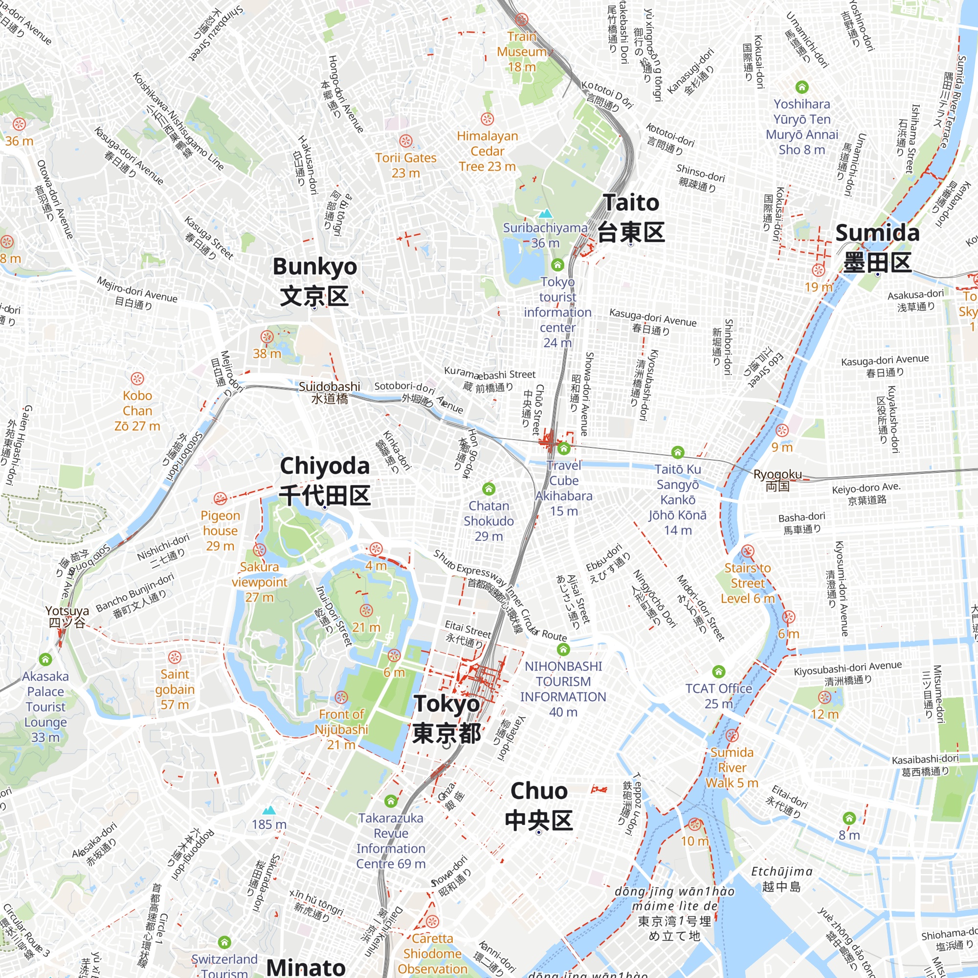 Chatan Shokudo map