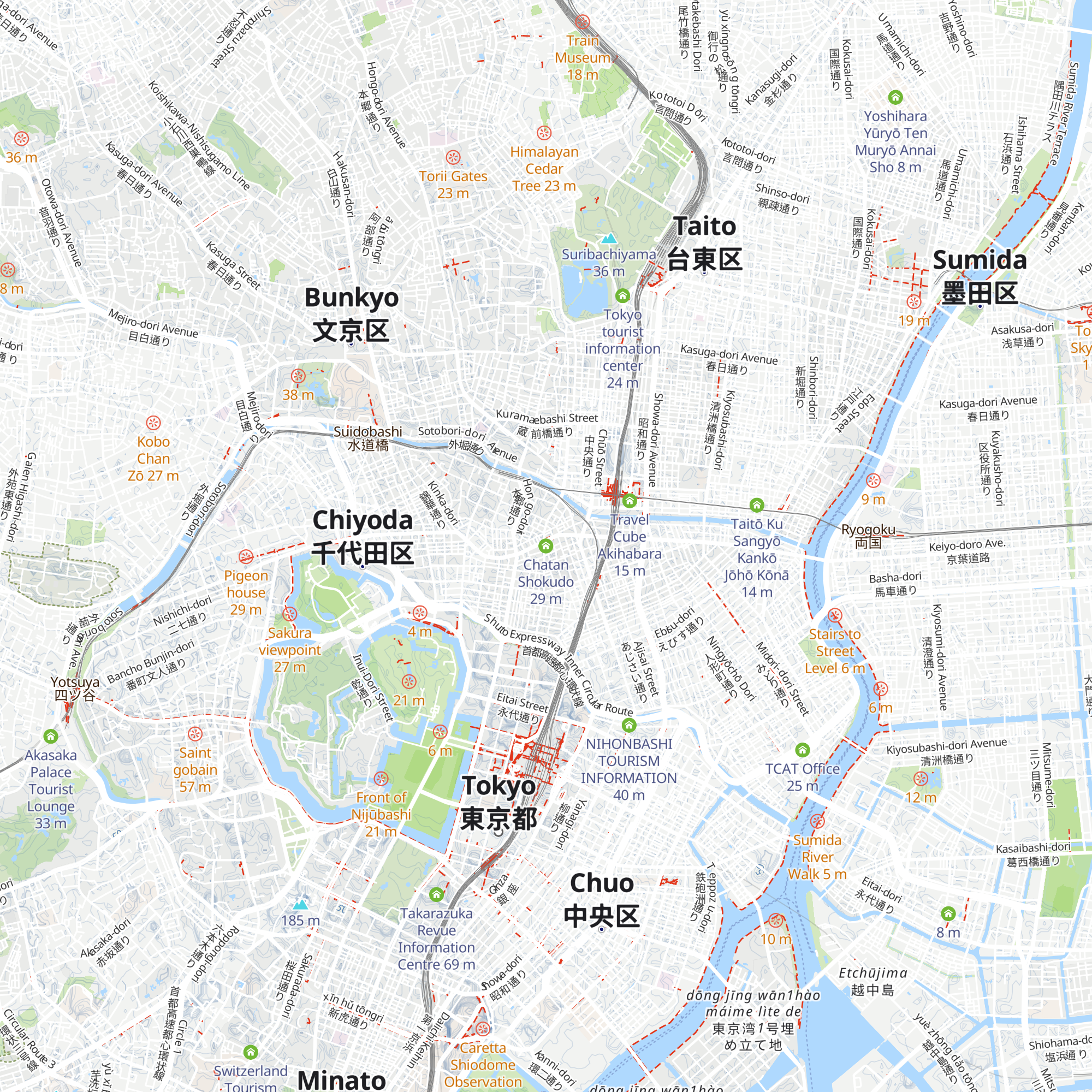 Chatan Shokudo map