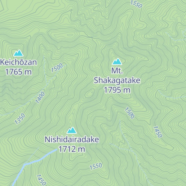 Map of Nakadake
