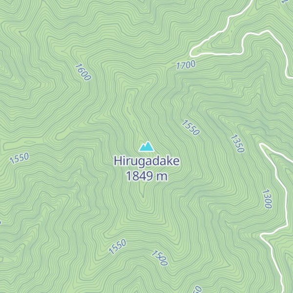 Map of Hirugadake