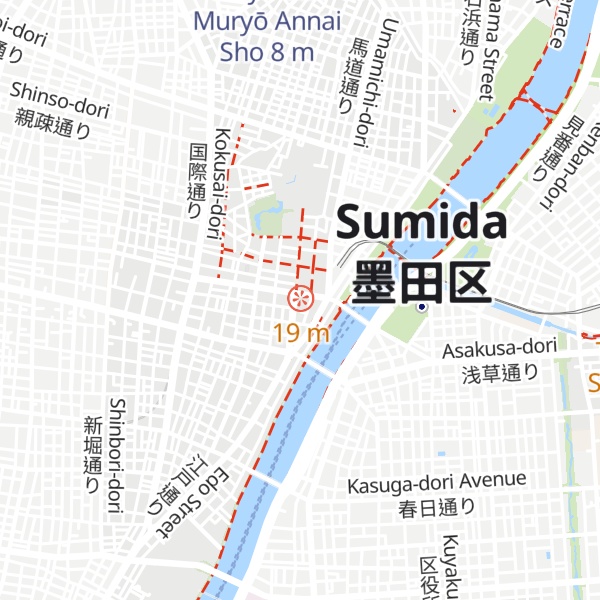 Map of Asakusa Culture and Tourism Center