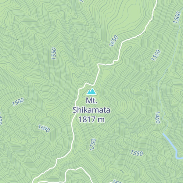 Map of Mt. Shikamata