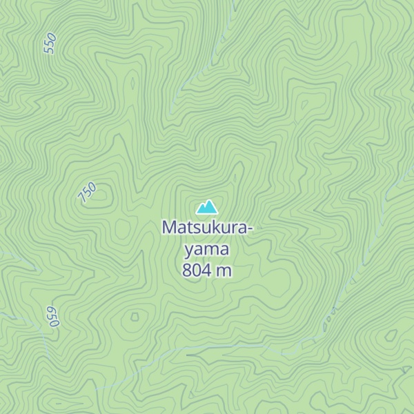 Map of Matsukura-yama