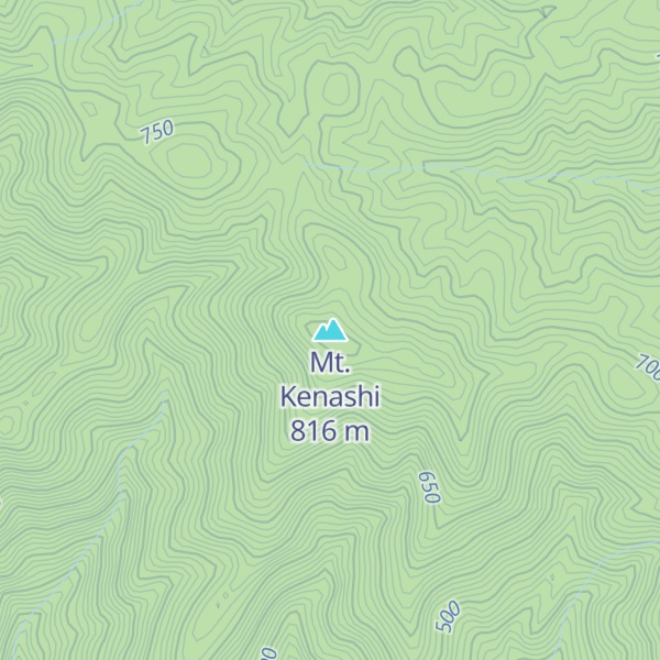 Map of Mt. Kenashi