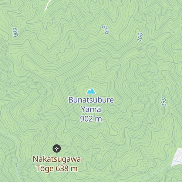Map of Bunatsubure Yama