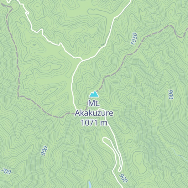 Map of Mt. Akakuzure