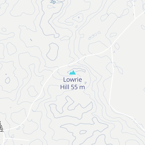 Map of Lowrie Hill