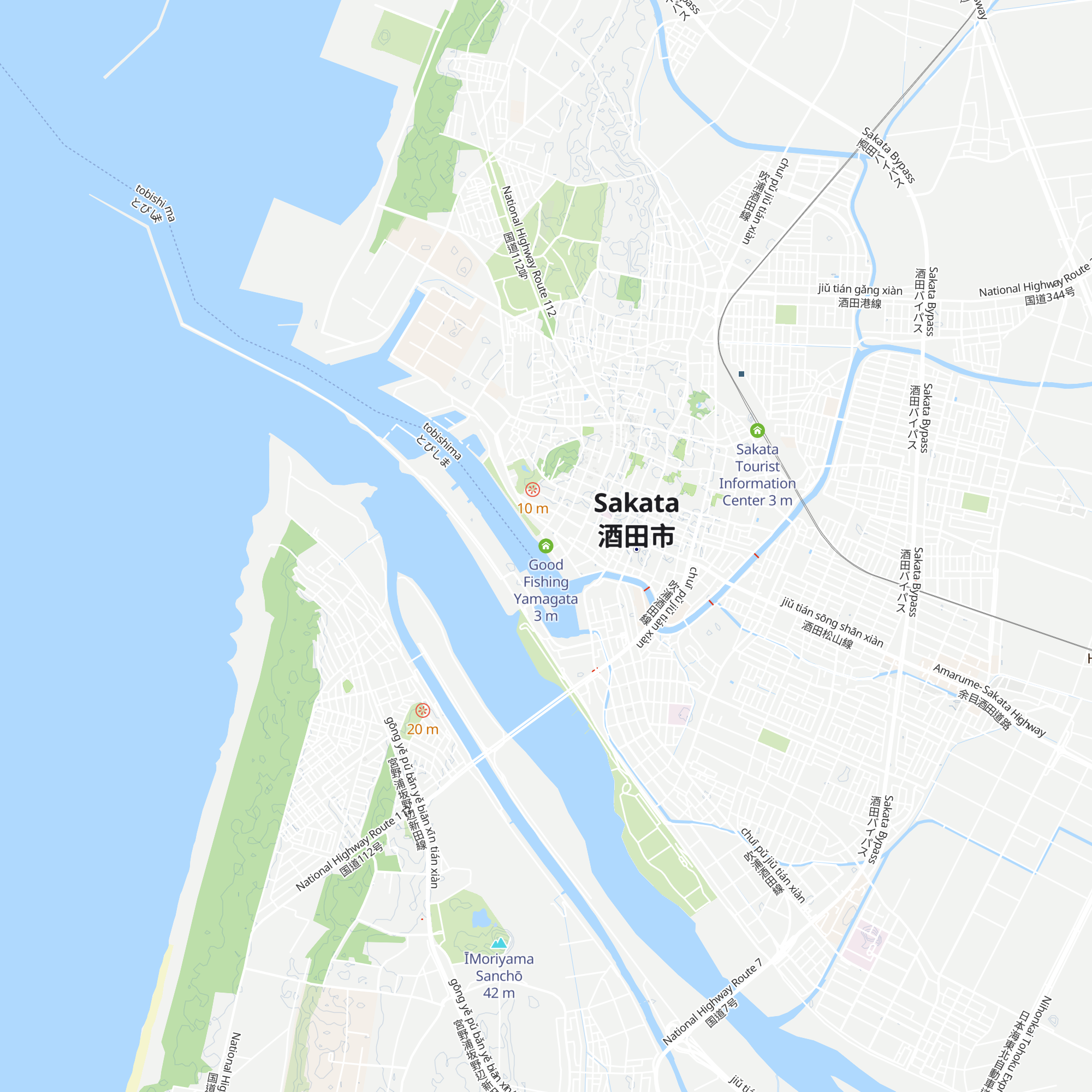 Good Fishing Yamagata map