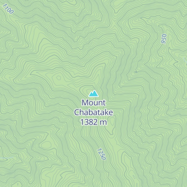 Map of Mount Chabatake