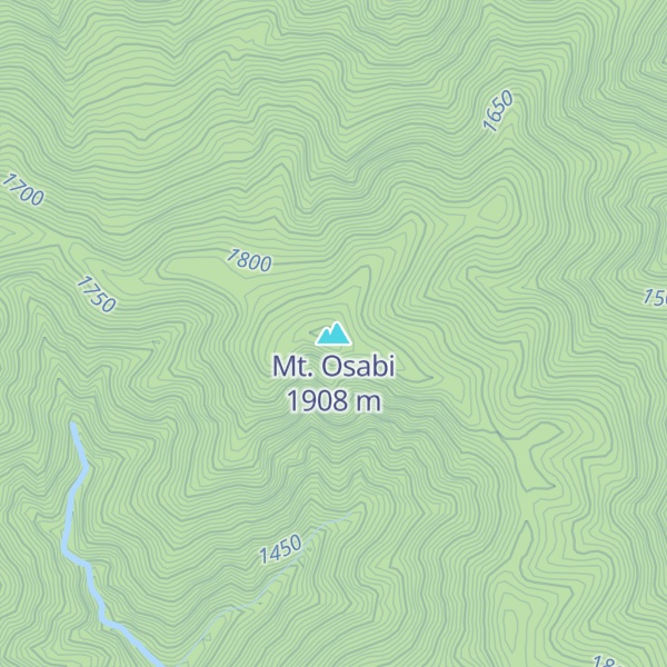 Map of Mt. Osabi