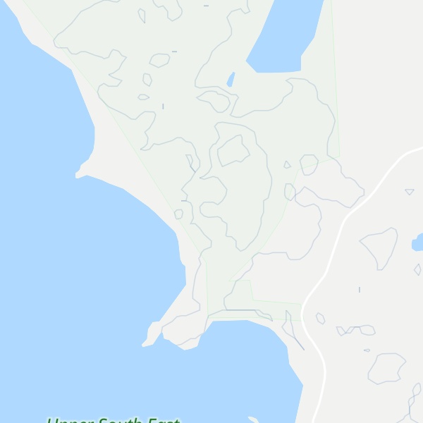 Map of Rabelais Peak