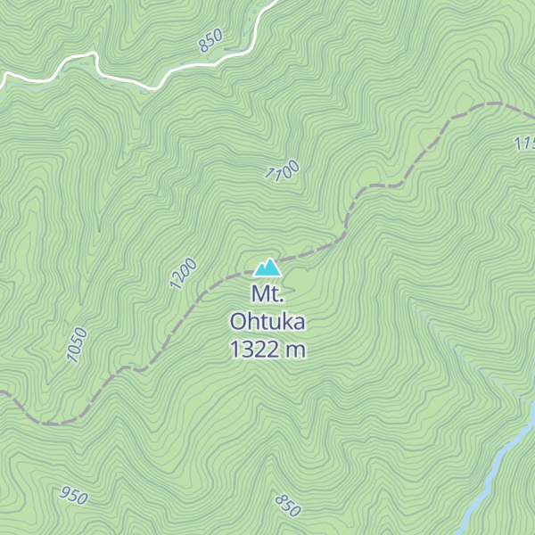 Map of Mt. Ohtuka