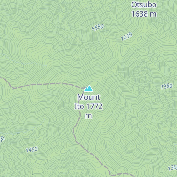 Map of Mount Ito
