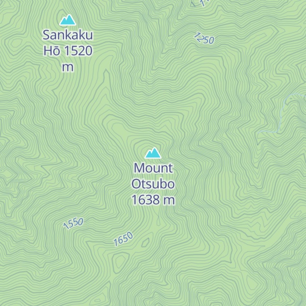 Map of Mount Otsubo