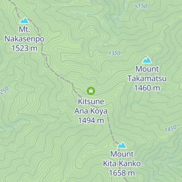Map of Kitsune Ana Koya