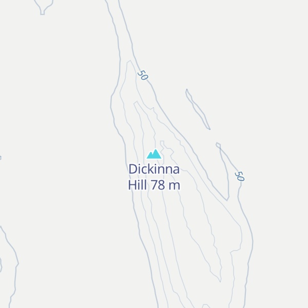 Map of Dickinna Hill