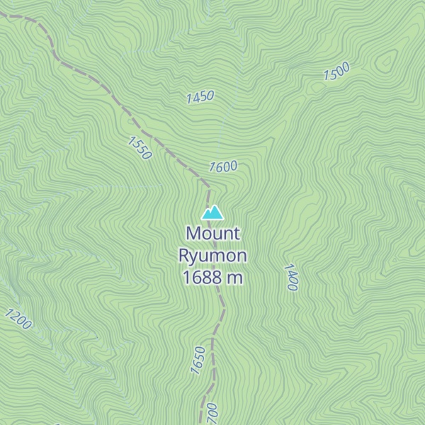 Map of Mount Ryumon