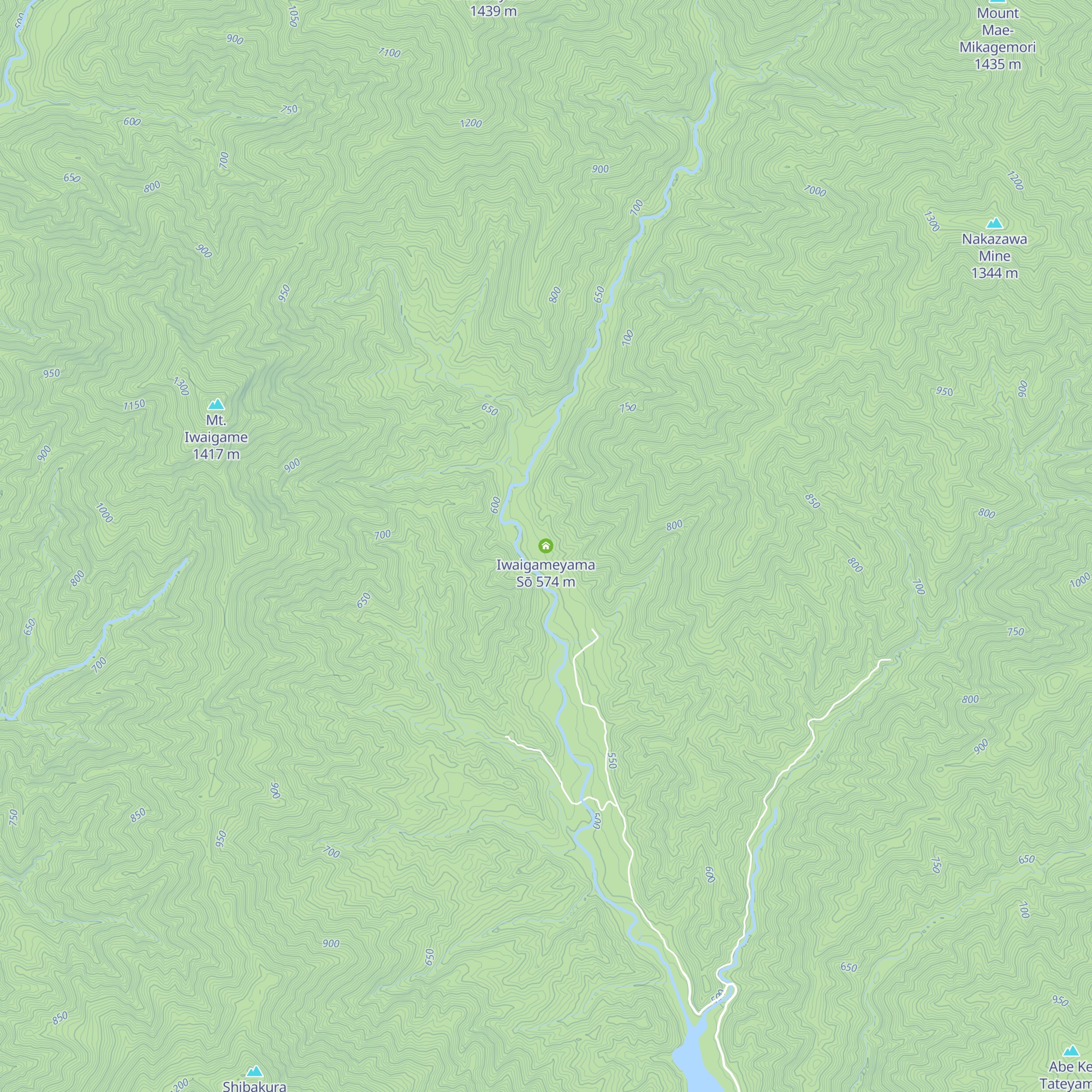 Iwaigameyama Sō map