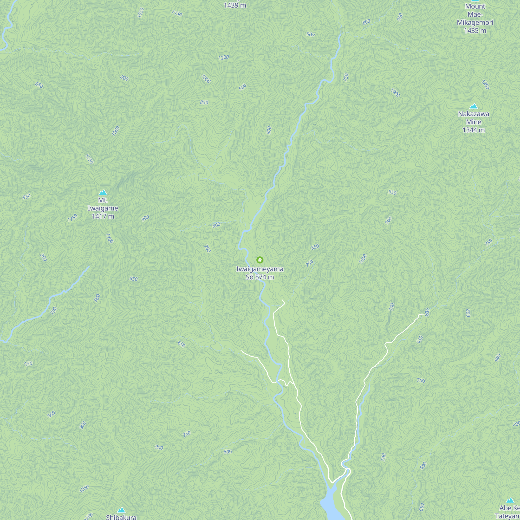 Iwaigameyama Sō map