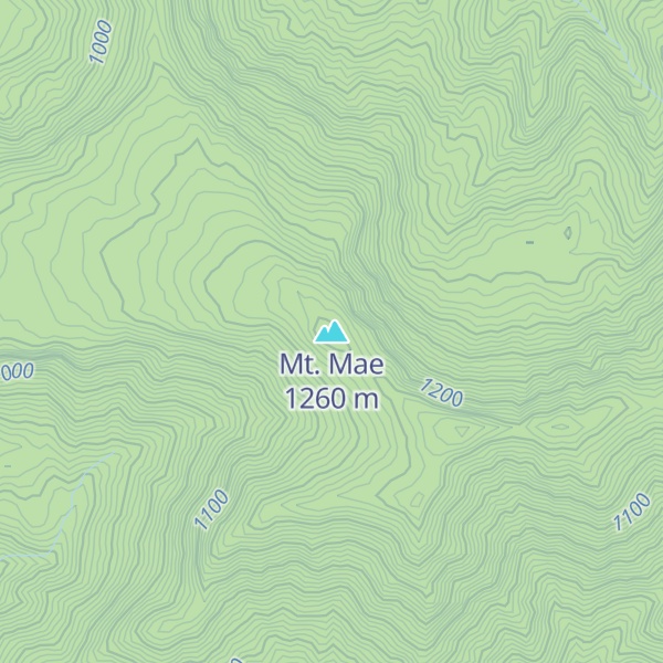 Map of Mt. Mae
