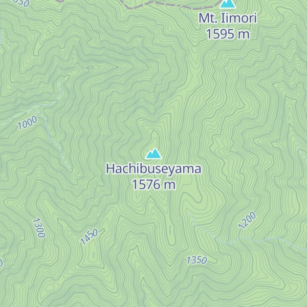 Map of Hachibuseyama