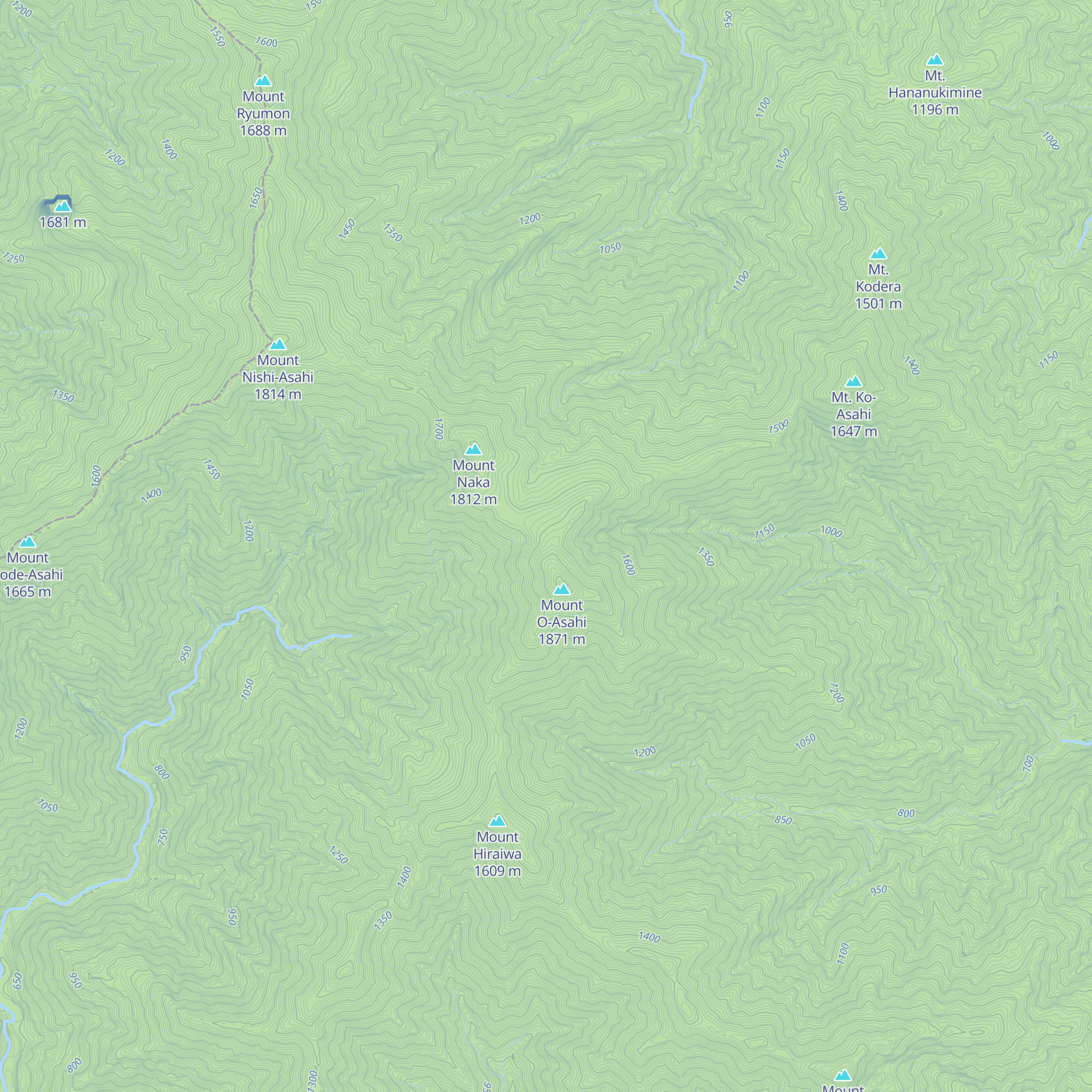 Oasahi Shelter map