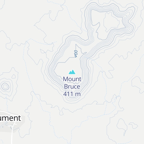 Map of Mount Bruce