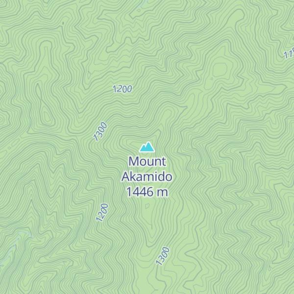 Map of Mount Akamido